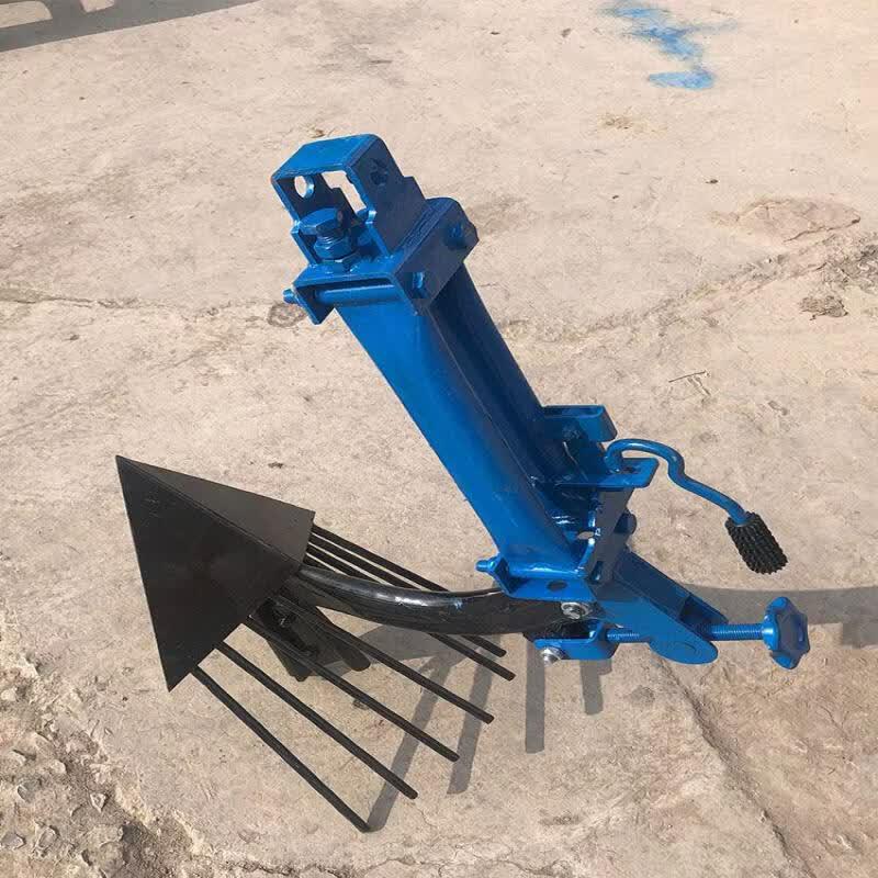 Jundingying Extended Reversible Tiller Plowshare with Anti-Slip Wheel