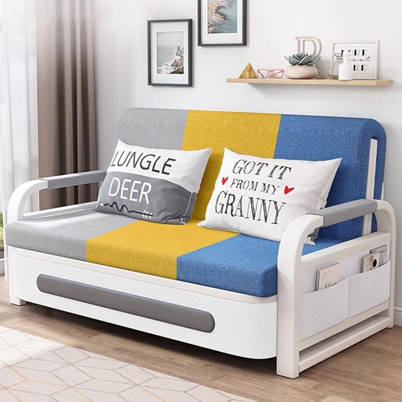 Multi-Functional Sofa Bed for Small Spaces: Convertible Single Bed for Living Room or Balcony