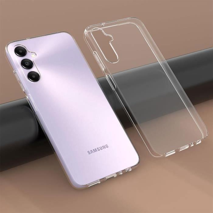 Coque et 2 Verres Trempés pour Samsung Galaxy A05s - BOOLING - Protection Renforcée Antichoc Silicone - Transparent