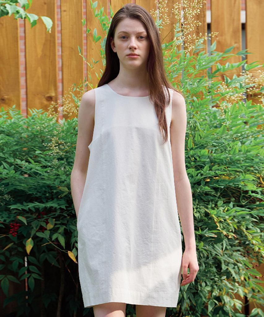 Button Stitch Mini Onepiece (Ivory)