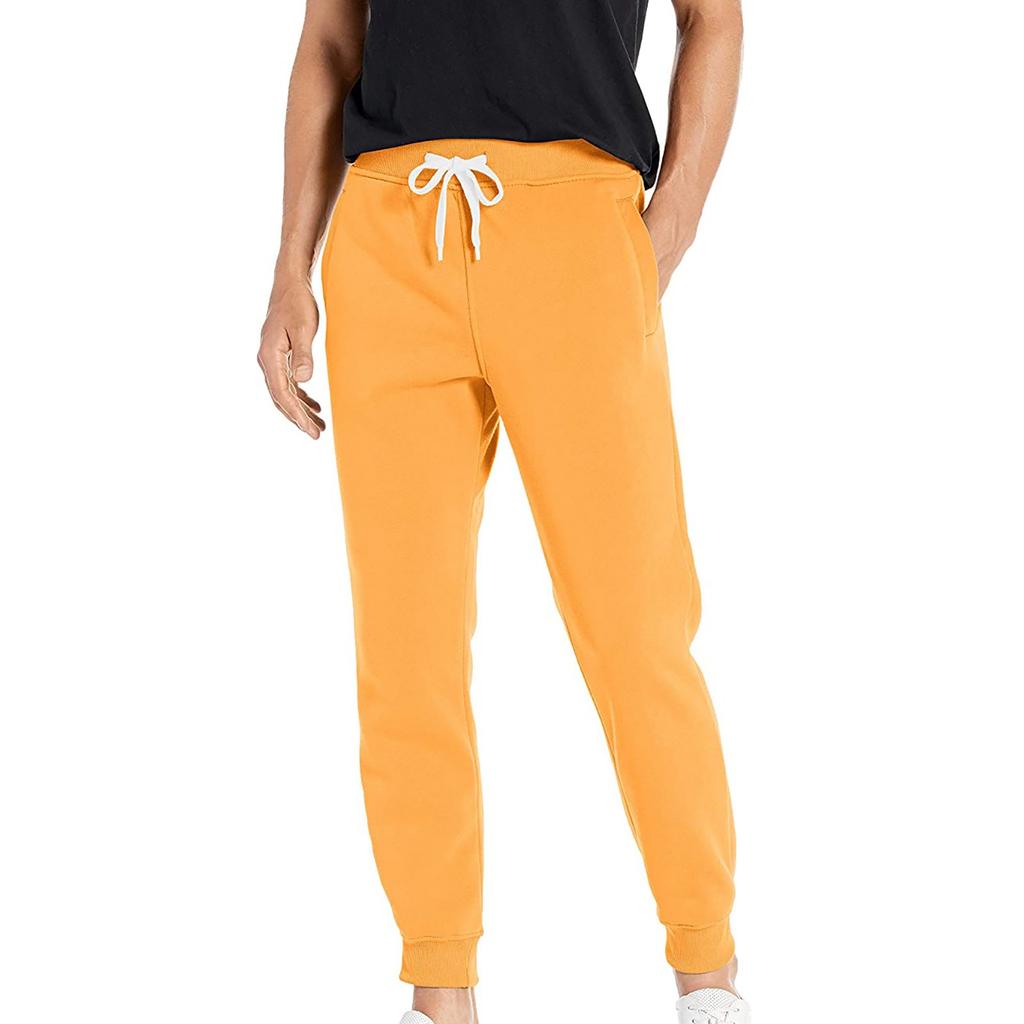 Plush And Thick Warm Leggings Elastic Waist Pocket Casual Pants Sweatpants