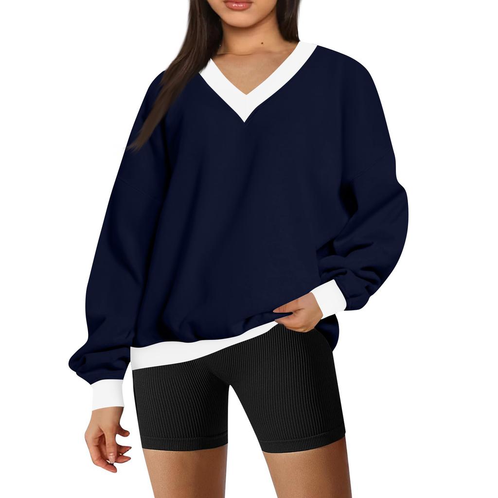Women's Oversized Sweatshirts Casual Comfort Tops Fashion Long Sleeve Pullover Sweatshirt