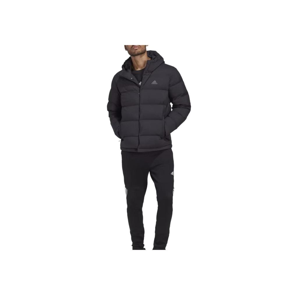 adidas Пуховик с капюшоном Helionic Черный HN5640