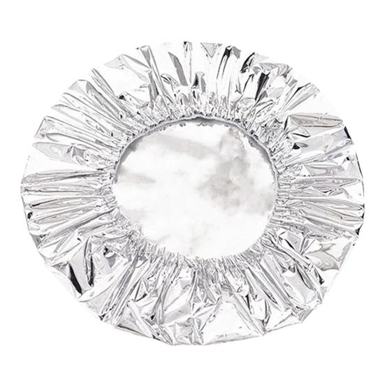 30/50Pcs Repeatable Aluminum Foil Insulation Cover Elastic Heat-Resistant Food Covers for Kitchen