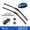 Щетки стеклоочистителя для Astra H GTC 2004-2014 Передняя двойная резиновая полоска Щетки стеклоочистителя Щетки для лобового стекла Аксессуары для окон ветрового стекла