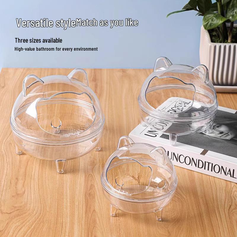 Transparent Hamster Nest & Bathtub – Anti-Splash Design with Free Shipping