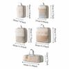 5Pcs Compression Luggage Organizer Packing Cubes Mesh Surface Clothes Storage Bag  Dormitory