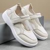 Women's Summer Breathable Casual Velcro Shoes - Soft Sole, Comfortable for Middle-Aged & Elderly Mothers