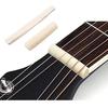 TSUCIA Guitar Bridge Nut Saddle Replacement Parts Made of Real Beef Bone for Acoustic Guitar Good Sound 4 Sets 8pcs &