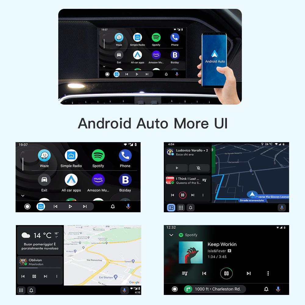 CARABC Беспроводной CarPlay Подходит для Mercedes Benz A B C E CLA GLA GLK ML Sprinter NTG4.5 Becker Модуль Android Auto Навигация
