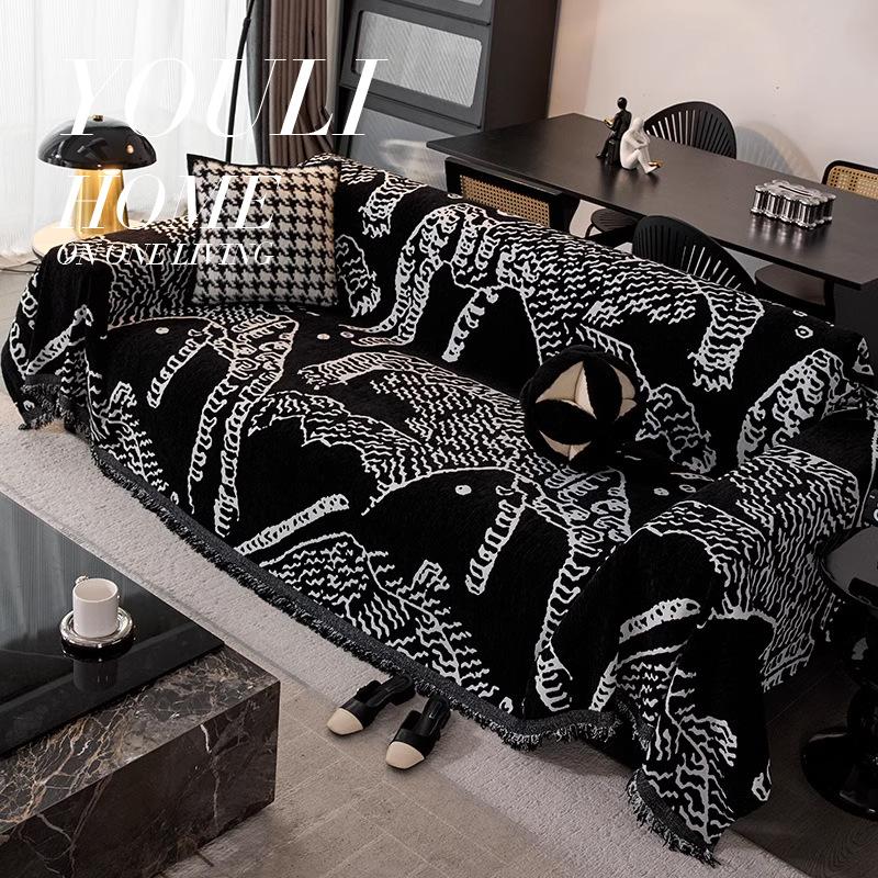 Anti-Cat Scratch Sofa Towel Sofa Cover New Four-Season Universal Cover Cloth A Whole Towel Blanket Home Textile Decor