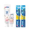 Набор Crest Dual Color Lock White: Зубная паста и щетка