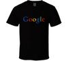 Google Logo Black Men's T Shirt
