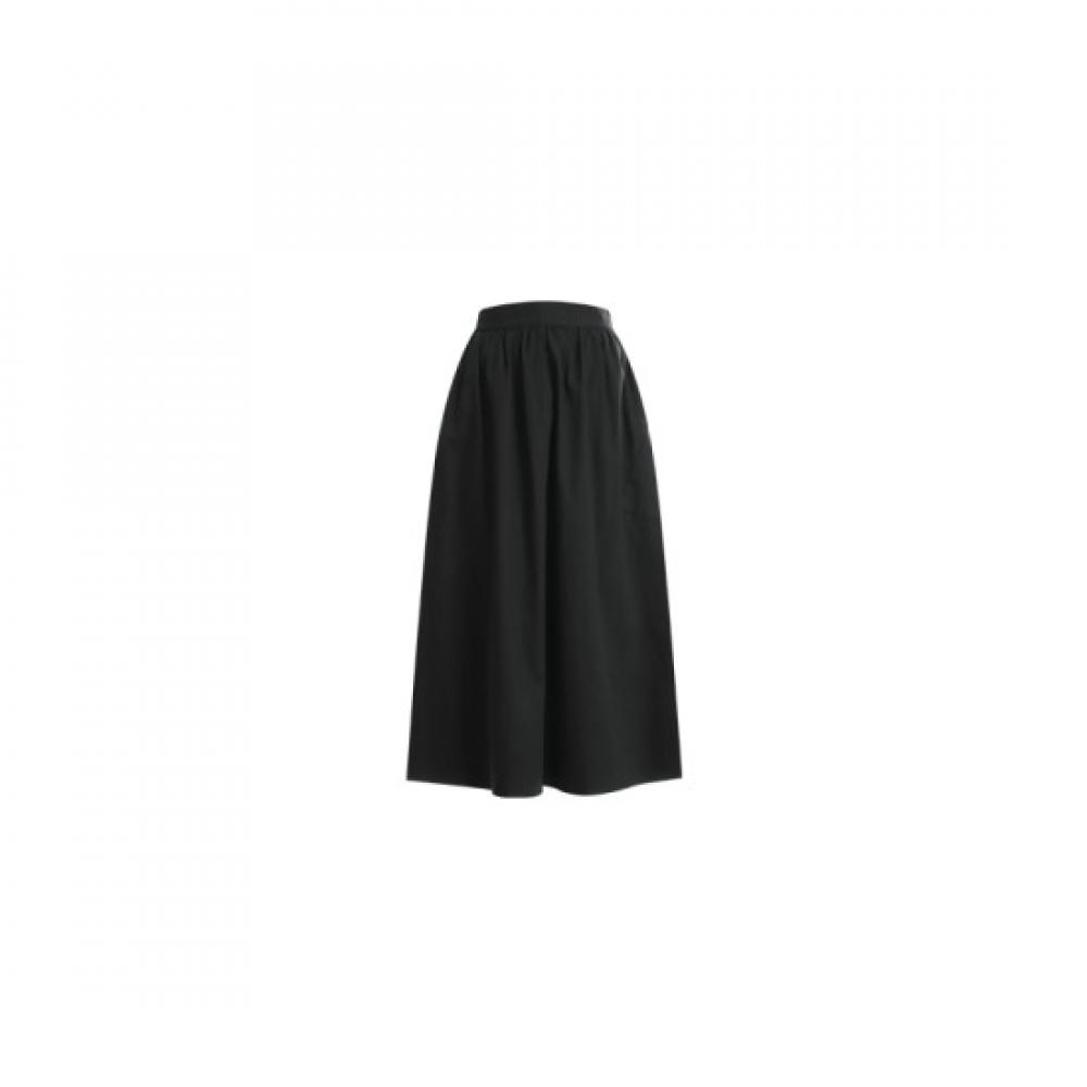 Shop Women Cargo Shirring Pocket Long Skirt Black Stj Wsk 12116