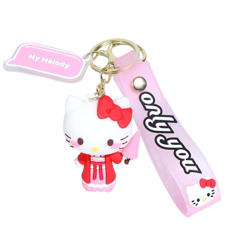 Мультяшный силиконовый брелок-подвеска для студентов и пар. Милый сувенирный подарок для сумок и автомобилей.