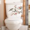 Fun-m110 Plum Tree Bird Toilet with Bathroom Bathroom Beautification Wall Sticker