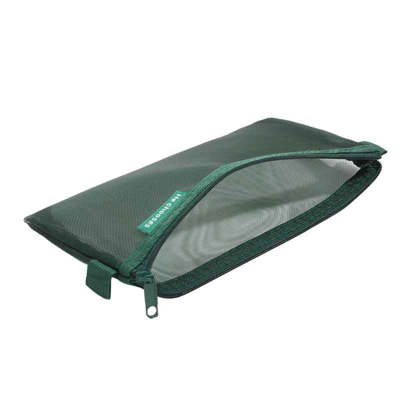 1 шт. Сетчатый прозрачный милый портативный пенал-сумка для ручек и карандашей, школьный офисный принадлежность, простой пенал для хранения