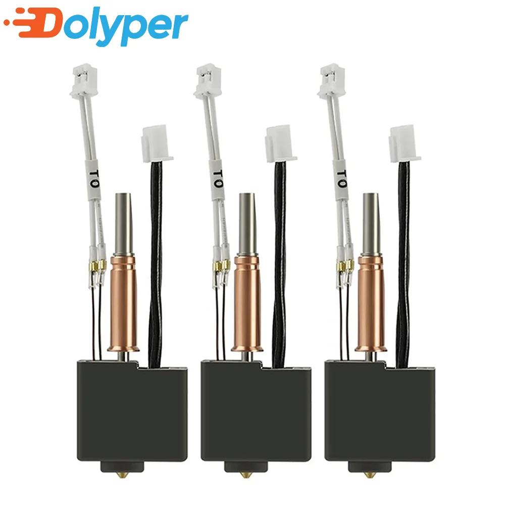 1-5set For Anycubic Kobra 3 Combo Hotend with Heatbreak Nozzle Thermistor Throat Heater Block for Anycubic Kobra3 Print Head