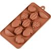 Silicone Chocolate Mold for Candies, Jelly, Ice Cubes, Fruits, 21x10x1 cm, Original Deals
