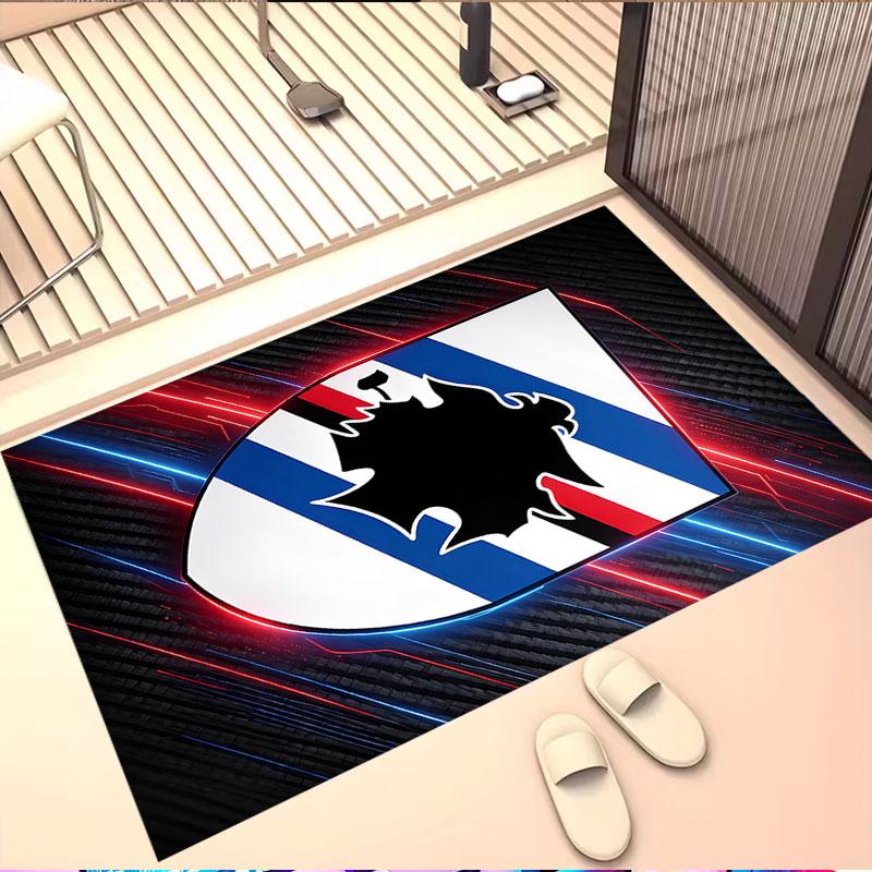 UC Sampdoria Print Rug, Washable Floor Carpet, For Entryway Dorm Laundry Room Office Study, Home Decor Birthday Christmas Gift