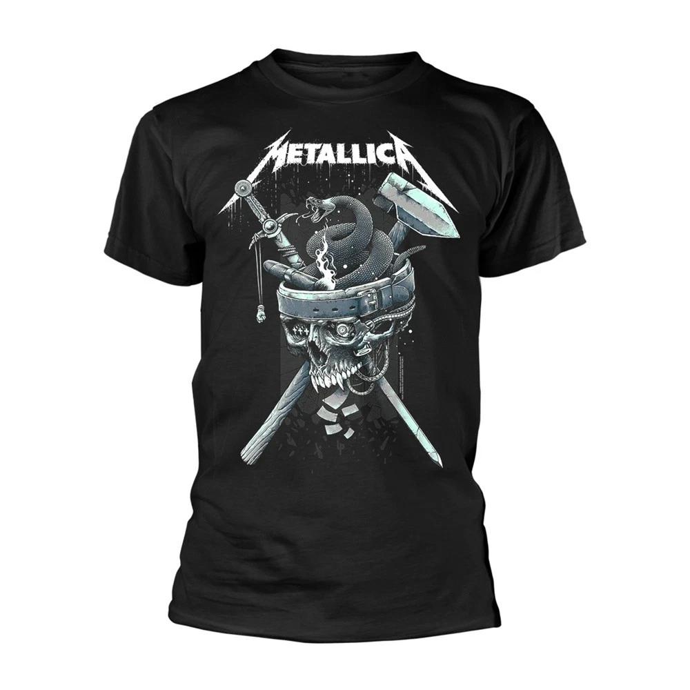 Metallica 'History White Logo' Черная футболка - НОВАЯ