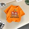 Детская повседневная футболка с коротким рукавом - Летняя модная и милая футболка для девочек и мальчиков