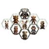Универсальная подставка для коллекционных фигурок для Funko, подставка для фигурок и светится ночью, 9 штук POP! Стенд, Настенный дисплей, Хранение,