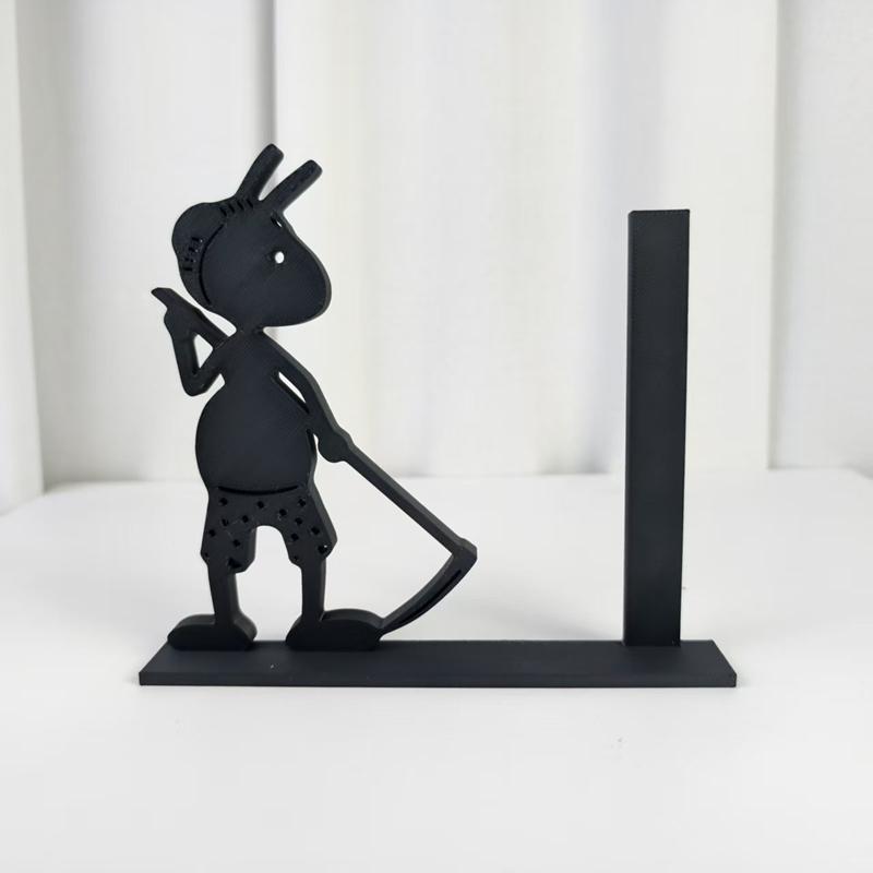 3D-печатный держатель для бумажных полотенец в форме муравья - Милый и практичный декор для ванной/офиса, Компактный органайзер для кухни/туалета