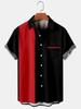 European And American Independent Station Men'S Shirt 3D Digital Printing Hawaiian Wide Stripe Casual Short Sleeve Top
