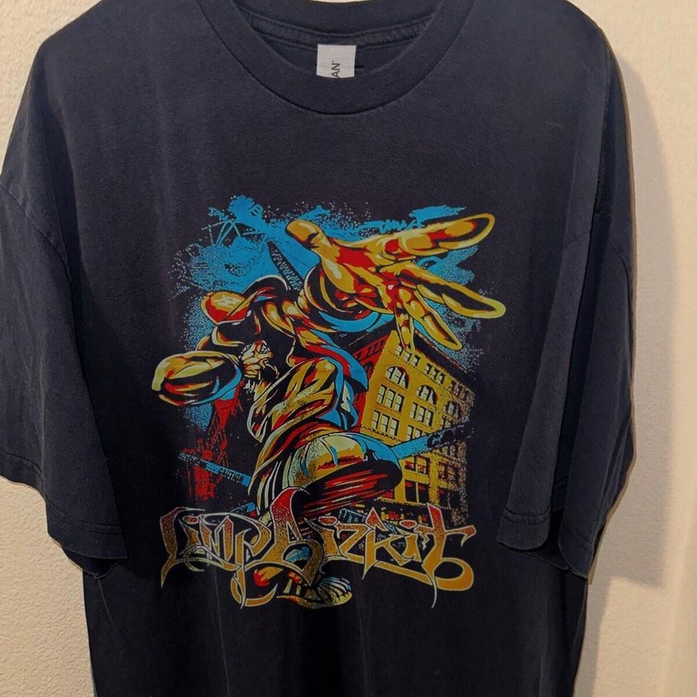 Vintage Limp bizkitt Cotton Black Shirt Unisex Concert S to 5XL AR405 Unisex T-Shirt