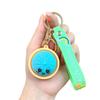 Cute Silicone Steamed Bun Keychain Cartoon Wrist Strap Lightweight Key Organizer for Women Purse Backpack Accessories