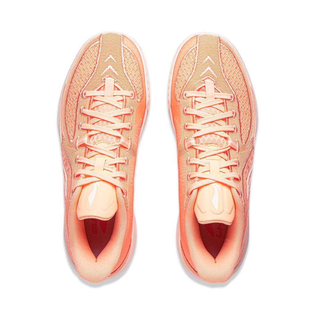 Li Ning Assassin's Creed 2 Амортизирующие Нескользящие Дышащие Низкие Баскетбольные Кроссовки Мужские Флуоресцентный Мягкий Оранжевый ABPV007-6