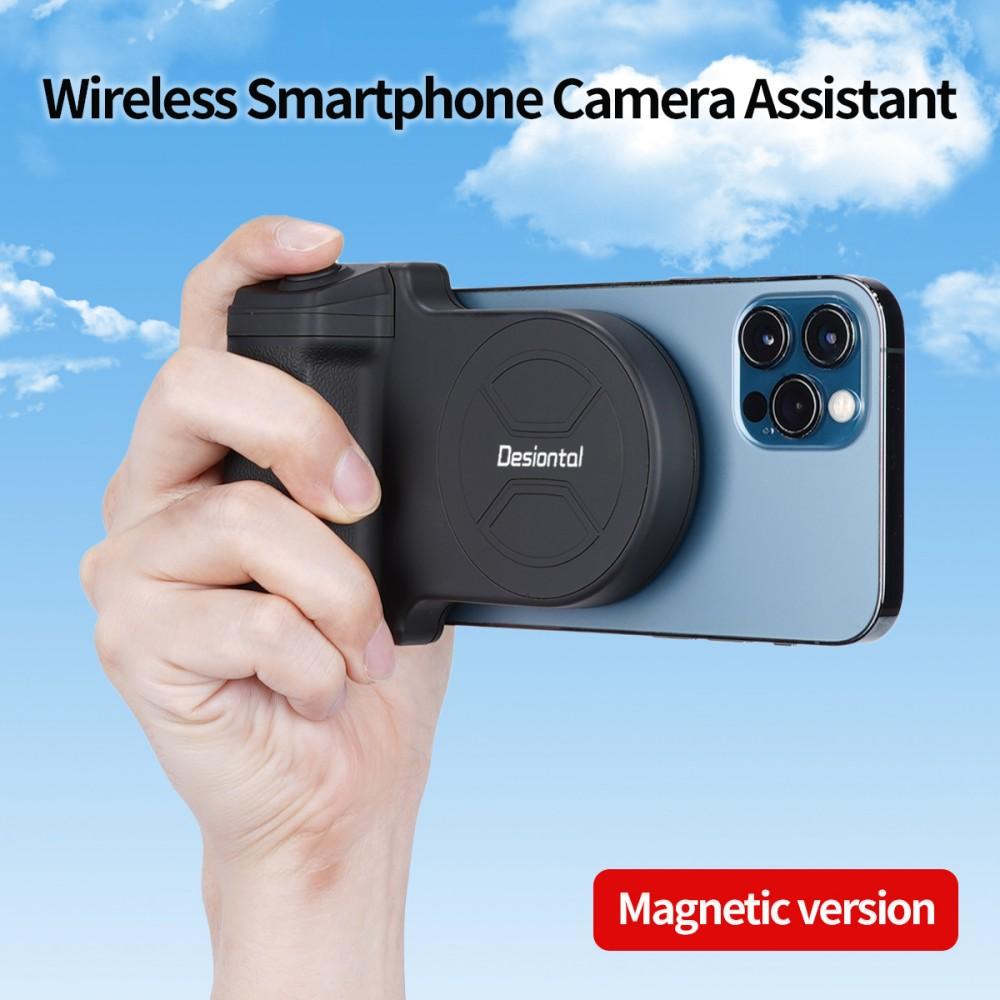 Универсальный Bluetooth-затвор Ручка-держатель для камеры смартфона Стабилизатор для селфи Вертикальная и горизонтальная съемка Фотоаксессуары