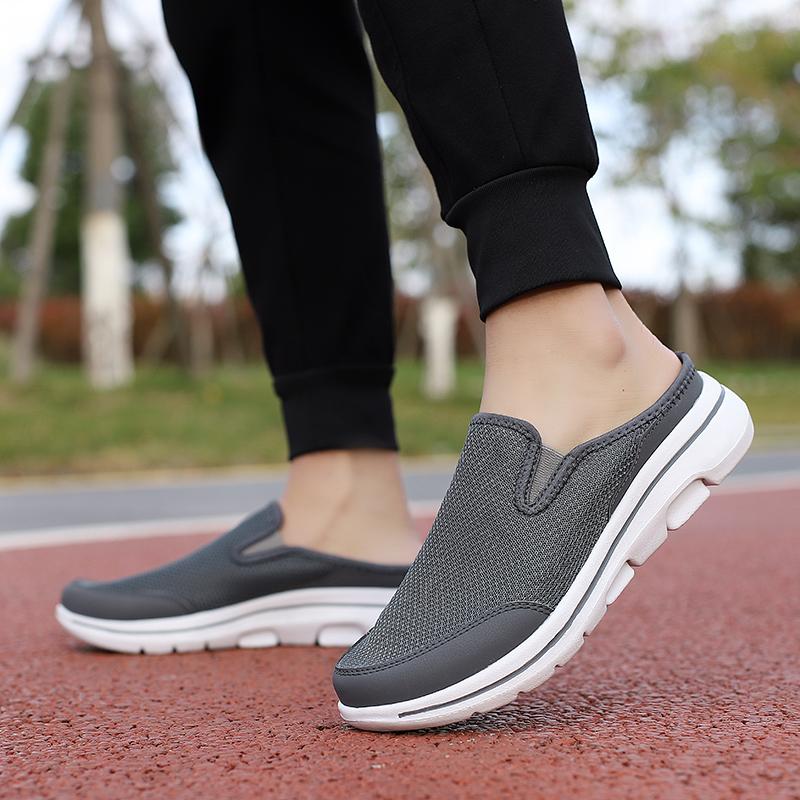 Men's Slippers Net Breathable EVA Ultra -light Convenience Home Slippers Women's Large Size Slippers