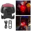 Bike Taillight USB Charging Mountain Bicycle Warning Rear Light Riding Equipment