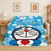 Мягкое фланелевое одеяло-плед Dream D-Doraemon, теплое и уютное одеяло для кровати, дивана, дивана, спальни, гостиной, путешествий, кемпинга, подарок