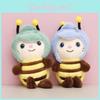 Adorable Plush Bee Doll Keychain For Girls Soft And Cute Animal Toy Gift Idea