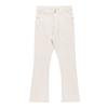 Mens Solid Color Flared Jeans Casual Streetwear Loose Denim Pants Trendy Hip Hop Style