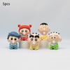 5pcs Crayon Shinchan Handmade Cartoon Model Furniture Decor Ornaments Desktop