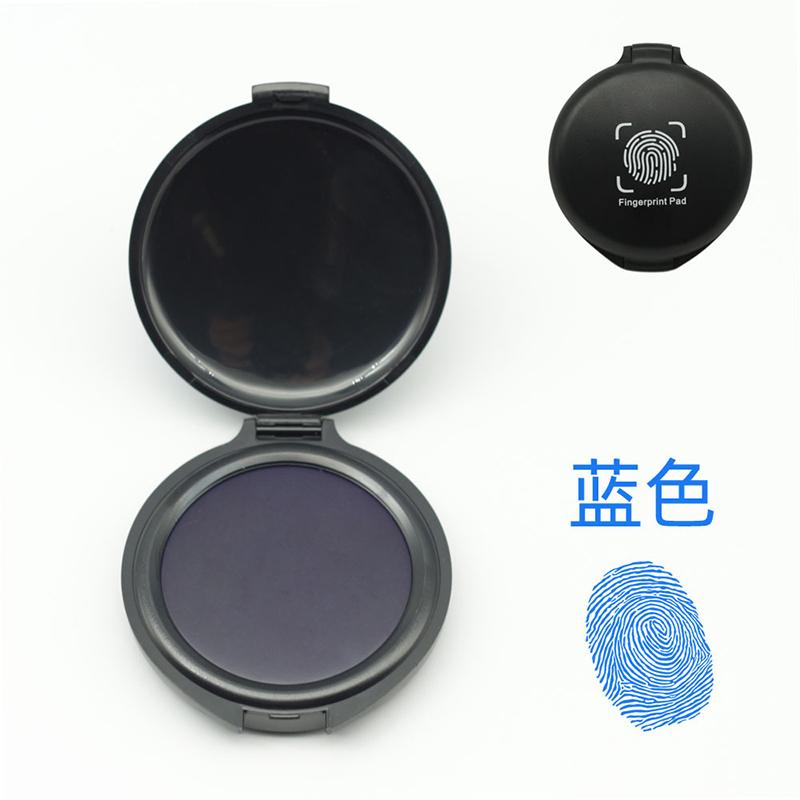 Портативная платформа для печати отпечатков пальцев Мини-печать с высокой четкостью, быстросохнущая, грязевая печать, контракт на подписание, красная, синяя и черная смывка