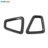 For Volvo XC60 XC 60 2018   Carbon Fiber Car Front Upper Air Condition Vent Outlet Cover Trim Interior Accessories