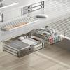 Drawer Storage Box Under Table Hidden Self-Adhesive Drawer Type Storage Cabinet Office Desk Cosmetics Stationery Storage Rack