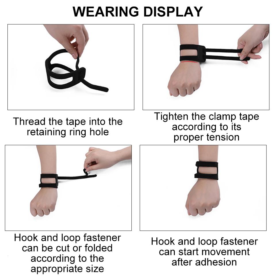 1 Регулируемый поддерживающий ремешок на запястье Портативный тонкий ремешок для упражнений йоги Фиксированный ремешок на запястье