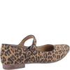 Hush Puppies Женские/женские замшевые туфли Melissa Leopard Mary Janes