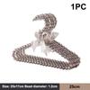Pet Pearl Hanger Bow Durable Kids Hanger Elegant Clothes Organizer Clothespins Home Save-Space Clothes Storage Organizer