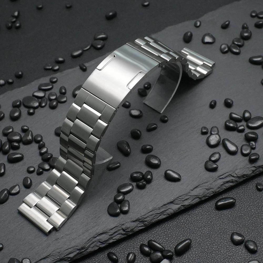 Металлический ремешок из нержавеющей стали 22 мм для Huawei Watch GT5 Pro 46 мм 4 4 Pro Ultimate Band Для Amazfit Balance GTR 2 Oneplus Watch 3 2