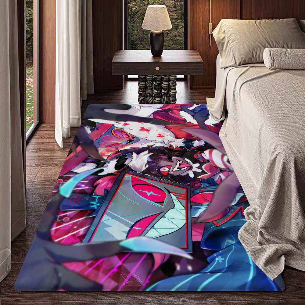 H-Helluva-Boss Floor Mat INS Style Soft Bedroom Floor House Laundry Room Mat Anti-skid Bedside Area Rugs