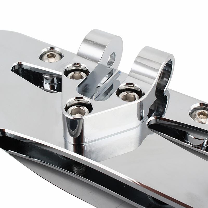 2Pcs Motorcycle Foot Rests CNC Aluminum Alloy Front Rear Pedals Fit For Harley Glide Travel Road King Motorcycle Accessories