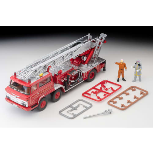 TOMYTEC Tomica Limited Vintage Neo LV-N24c Hino TC343 Ladder Fire Truck Owase Fire Station Completed Model