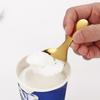 Милая ложка из нержавеющей стали с короткой ручкой, золотая ложка для мороженого, чая, кофе, детская ложка, кухонная ложка для приправ, совок для специй